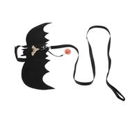 Mikikit 2juegos Alas de Murciélago para Halloween Disfraz de Murciélago para Gato y Perro Pequeño con Cascabeles Accesorios de Fiesta para Disfrazar Gatitos y Perros Pequeños