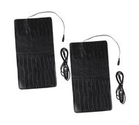 Mikikit 2piezas Alfombrilla Térmica USB para Mascotas Modos De Temperatura Ajustable Calentador De Sustrato para Gatos Perros y Reptiles y Fácil De Limpiar