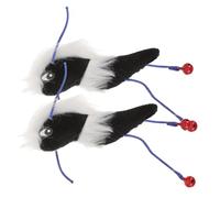 Mikikit 2piezas Antorcha De Juguete Interactivo para Gatos De Juguete De Peluche Forma De Hormiga Campana Estimula El y Fortalece La Relación Tu Mascota