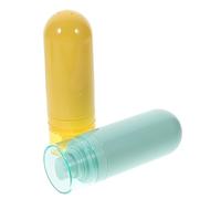 Mikikit 2piezas Botella De Viaje Portátil De Emulsión Al Vacío Botellas Para Almacenar Maquillaje y Cosméticos Para Uso Viajes y Maletas