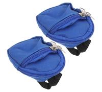 Mikikit 2piezas Mochila de Casa de Muñecas Cremallera Escala Mochilas Escolares Miniatura para Decoraciones de Fiesta y Escenas de Muñecas