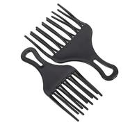 Mikikit 2piezas Peine Cabello De Plástico Peines De Peluquería Multifunción Para Cortes De Pelo De Aceite Cabello Para Casa o Salón