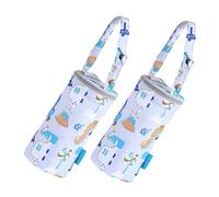 Mikikit 2piezas Térmicas para Biberones Bolsa para Biberón Práctica Correa De Mano Mantén Leche para Cochecito