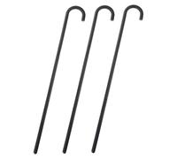 Mikikit 3 Bastones de Mago de Plástico Negros Accesorio de Disfraz Adultos Bastón de Actuación para Fiestas Temáticas Ligero y Portátil Set de 3 Piezas