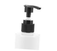 Mikikit 3 Piezas Botellas Dispensadoras Rellenable con Bomba para Líquidos Cosméticos y Champú Portátiles y Reutilizables para Hogar y Viaje Blancas y Negras