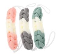 Mikikit 3 piezas Esponjas Exfoliantes de Baño Largas con Cuerda para Colgar Suaves y Duraderas para Exfoliación Corporal y Limpieza Diaria Ducha Accesorios de Higiene para Adultos
