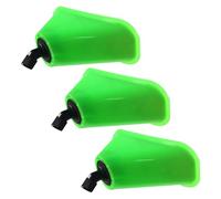 Mikikit 3 piezas Protector para Pulverizador Eléctrico con Boquilla Forma de Trompeta y Ventilador Cubierta Antiviento de Plástico Resistente para Riego y Limpieza Jardinería