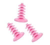 Mikikit 3 Piezas Soporte de exhibición de piruletas stand de pantalla Lollipop soporte para pasteles exhibición del soporte de la piruleta arbol de piruletas titular de donas páginas rosa