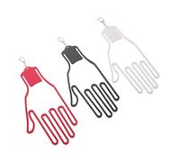 Mikikit 3 Piezas Soporte para Guantes de Golf con Gancho Portátil Secador y Moldeador y Duradero para Hombres y Mujeres Accesorio Preservador para Colgar Armarios y Paredes