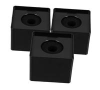 Mikikit 3 piezas Soporte para Micrófono con Bandera Cuadrada de Abs Resistente y Estable para Entrevistas y Ktv Diseño Portátil sin Logo Accesorio Versátil para Reporteros y Presentadores