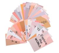 Mikikit 30 Piezas Tarjetas Motivacionales Coloridas Frases Inspiradoras Inglés para Fomentar la Positividad Estudiantes y Empleados para Oficinas y Entornos Escolares