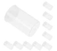 Mikikit 30 Piezas Unidades Botes Plástico con Tapa para Almacenamiento de Película y Cebos de Pesca Contenedores Multiusos Resistentes y Compactos para Viaje y Actividades al Aire