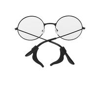 Mikikit 30Pares Almohadillas Antideslizantes para Gafas de Silicona Blanda Negro Accesorios Cómodos y Duraderos para Anteojos Práctico Usar
