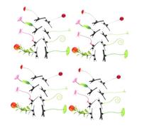 Mikikit 32 Piezas Horquilla De Planta De Simulación Pinzas Cabello Forma De Planta Pinzas Pelo Brotes Accesorios Cabello Para Niñas Fiestas