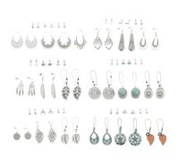 Mikikit 36 Pares de Pendientes Bohemios Colgantes para Mujer Set de 6 Juegos Estilo Bohemio Ideales para Fiesta y Obsequio Diseño Ligero y Cómodo Accesorios de Moda Versátiles