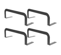 Mikikit 4 Barras Metálicas para Sujetar Colchones, Soporte Antideslizante Fácil de Instalar con Tornillos, Compatible Mayoría de Estructuras de Cama, Paquete de 4 Piezas