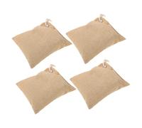 Mikikit 4 Bolsas De Carbón Activado Absorbentes De Olores, Purificadoras De Aire, Para Armarios, Mascotas Y Sótanos (200 G)