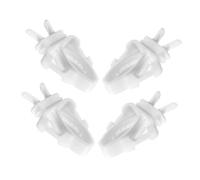 Mikikit 4 Piezas Clip De Fruta Clip De Bocadillo para Loros y Periquitos Pinzas para Comida De Pájaros Soporte para Comida De Pájaros Jaulas Accesorios para Jaulas