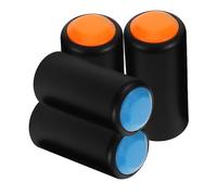 Mikikit 4 Piezas Fundas para Micrófono Inalámbrico Compatibles con Sistema Tapas de Batería Resistentes y Estables para Uso Escenarios y Conferencias