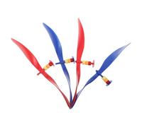 Mikikit 4 Piezas Hélice de Libélula de Bambú Accesorio de Hélice de Sombrero Novedosa para Gorra de Béisbol Desmontable Decorativa para Juguete Volador