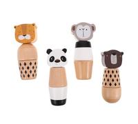Mikikit 4 Piezas Juguetes Montessori para Pequeños Animales con Tornillos y Bloques de Construcción Didácticos para Desarrollo Sensorial y Motriz Aula y Fiesta