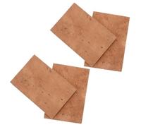 Mikikit 4 piezas Parches de Corcho para Reparación de Saxofón y Clarinete Compatible con Cuellos de Saxo Soprano y Tenor Accesorios Duraderos para Uso Profesional y Práctica Diaria