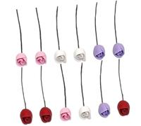 Mikikit 4 Series Mini Ramo De Tulipanes para Casa De Muñecas Flores De Imitación Moradas Accesorio En Miniatura para Boda Tulipanes En Miniatura Accesorios De 12 Piezas x 4