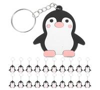 Mikikit 40 Llaveros de Pingüino de Pvc Diseño Adorable, Resistentes al Desgaste, Ideales para Adornos de Bolsos y Regalos en Shower o Fiestas Infantiles