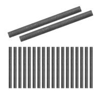 Mikikit 40 Piezas Electrodo de Grafito Negro Superficie Lisa Rebabas para Fundición de Materiales y Experimentos de Laboratorio Alta Compatibilidad