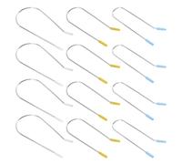Mikikit 48 Pinzas en Forma de U para Rulos Eléctricos, Clips Metálicos Resistentes al Calor, Set de 24 Piezas Tamaños 1,9 Cm, 2,54 Cm y 3,81 Cm, Compatibles para Peinado Profesional y Uso