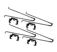 Mikikit 4Pieza Patas de Plegables Horquillas Muebles Reemplazo Mesas Auxiliares Resistente Instalar