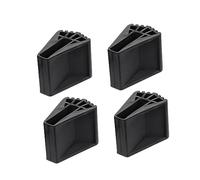 Mikikit 4Piezas Cubiertas Antideslizantes para Pies de Escalera de Unidades Protección y Estabilidad para Escaleras Plegables Material Duradero y Flexible Aislamiento Acústico