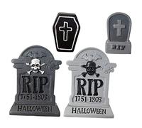 Mikikit 4piezas De para Halloween Accesorio De Jardín Aterrador para Decoración De Cementerio y