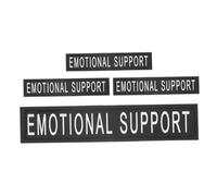 Mikikit 4piezas Parches Reflectantes para Chalecos De Parches Ajustables De Seguridad para Identificación para y Ropa De Mascota