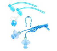 Mikikit 4piezas Pinza Nariz Kit De Protección Para Nadar De Pvc Para Adultos Pinza Nasal Para Piscina Para Natación Adulta