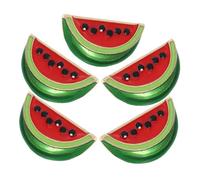 Mikikit 5 piezas Broches de Sandía Aleación Pin para Cardigan y Chal Clips Prácticos para Mujer para Madres y Amigas Accesorio Adorable para Ropa