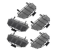 Mikikit 5 Piezas de Canasta para Bicicleta Tapa Protectora Resistente y Práctica para Cesta Delantera de Bicicleta Accesorios de Ciclismo Plegables Color Negro