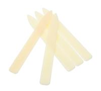 Mikikit 5 Piezas de Plegadora de Plástico para Doblar Papel Herramienta de Manualidades Tamaño Portátil para Scrapbooking y Encuadernación sin Dañar el Papel
