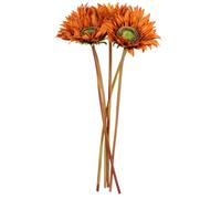 Mikikit 5 Piezas Flores Artificiales de Seda Crisantemos Elegantes para Decoración de Bodas y Hoteles, Fáciles de Cuidar y Usar, Resistentes al Desvanecimiento