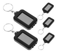 Mikikit 5 Piezas Linterna LED Solar Recargable Portátil con Compacto y Luz para Camping Senderismo Pesca y Emergencias