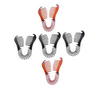 Mikikit 5 Piezas Pinza Pelo de Plátano Flexible Pinzas Tipo Banana para Mujeres Sujetador de Pelo de Plátano Cabello Fino Accesorios para Peines Tipo Banana para Niñas el Salón de Belleza