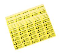 Mikikit 500 piezas Etiquetas de Advertencia Estática Pegatinas de Seguridad para Dispositivos Electrónicos y Circuitos Etiquetas Autoadhesivas de Precaución Material Uso