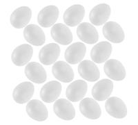 Mikikit 50Piezas Huevos de Poliestireno para Manualidades de Pascua para Bricolaje Decoraciones Festivas Accesorios para Proyectos