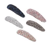Mikikit 5Piezas Barretas para Cabello con Diamantes de Imitación Clips Decorativos para Ocasiones Formales Informales para Bodas y Fiestas Accesorios Elegantes