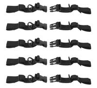 Mikikit 5piezas Correas Pecho Mochila Antideslizantes Extensor Ajustable para Senderismo y Trekking Cómodo para Uso Diario al Aire con Correa del Cinturón