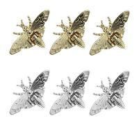 Mikikit 6 Cierres Decorativos Fáciles de Instalar y Abrir Forma de Abeja en Aleación para Bolsos Ideales para Uso Personal y Profesional en Bolsos de Mano y Hombro