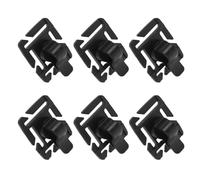 Mikikit 6 Clips Giratorios para Tubo de Hidratación Negro Soporte Antideslizante para Manguera de Bolsa de Agua Accesorio Ligero para Mochila de Senderismo y Actividades al Aire Libre