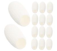 Mikikit 60 piezas Bolas de Limpieza Facial de Capullos de Seda Natural para Cuidado Profundo y Suave Piel Exfoliación y Eliminación de Impurezas Uso Personal y Compartido