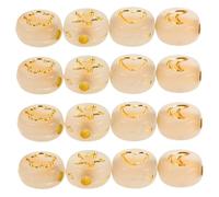 Mikikit 600 Piezas Luminous Glow In The Dark Acrylic Beads Moon Star Heart Petal Flat Spacer Beads For DIY Necklace Bracelet Making Crafts
