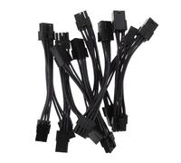 Mikikit 6piezas Cable Adaptador De Tarjeta Gráfica Pcie Dual De Unidades para Gpu De Computadora Cable De Alimentación para Tarjeta Gráfica Uso Sistemas De Gaming